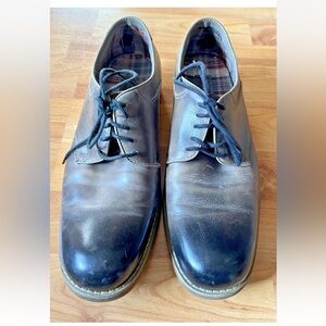 Bed Stu Derby Shoes Men’s Sz 8.5 Brown To Black Leather~Classic!